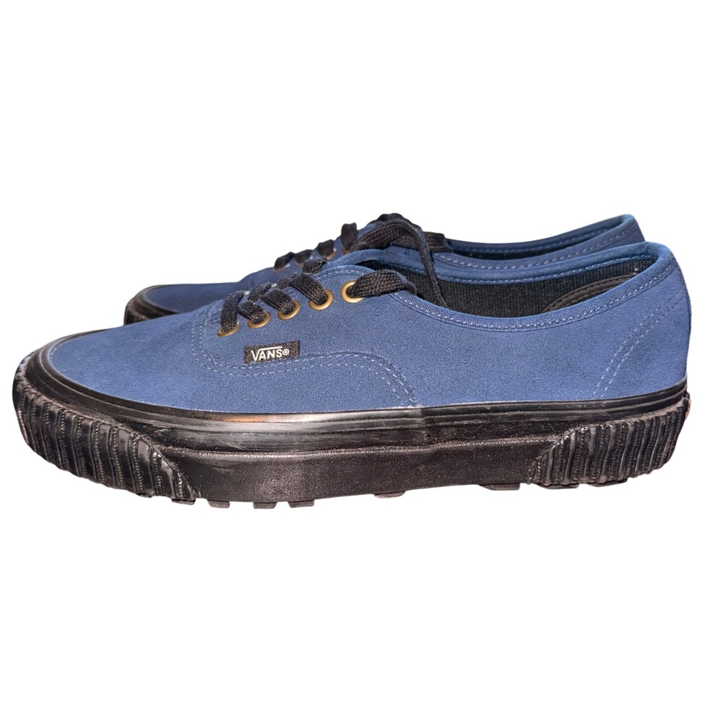Vans Authentic Blue Suede Lug Platform Sneakers Women's US 9‎ Men's 7.5 - Picture 4 of 12